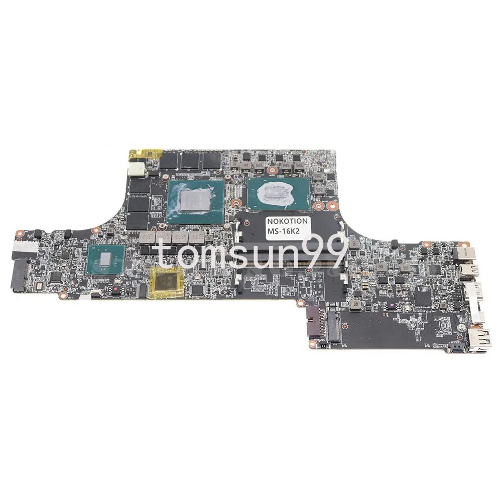 For MSI GS73VR GS63VR WS63 WS63VR MS-16K21 Motherboard I7-7700HQ CPU P3000M GPU