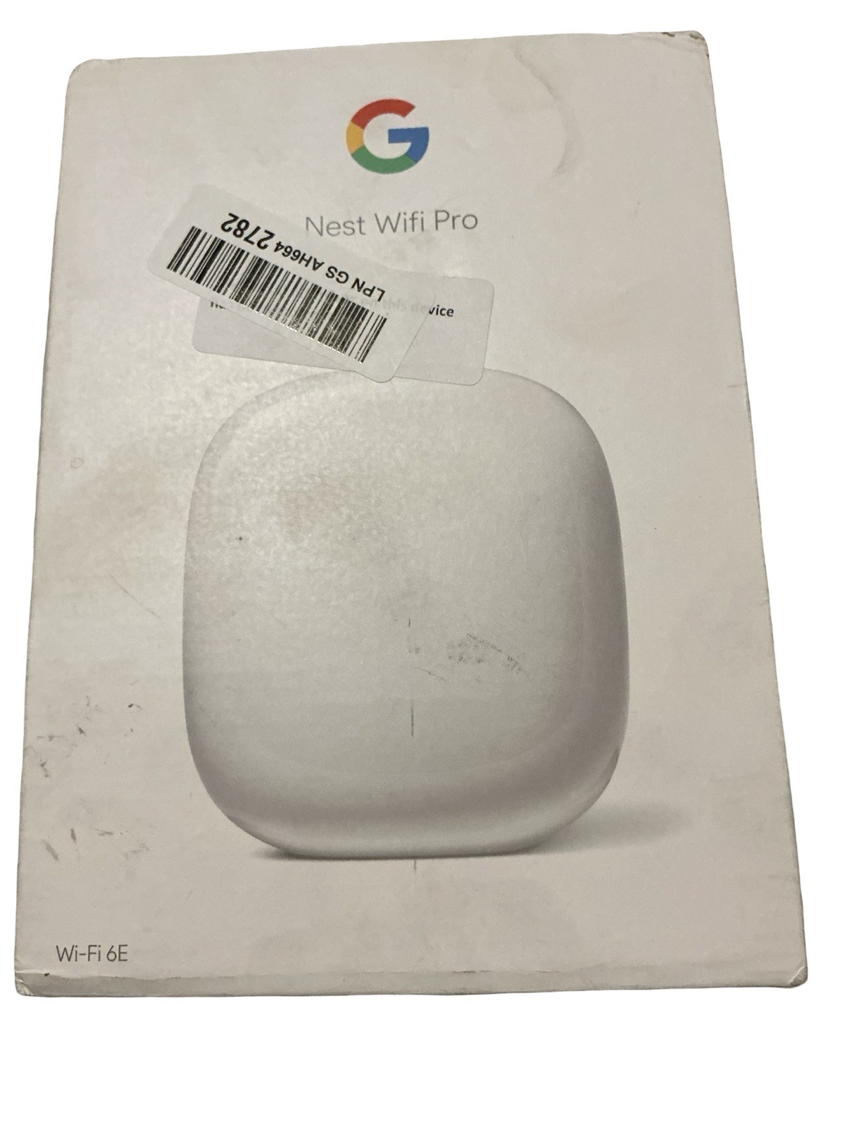 Google Nest WiFi Pro - Wi-Fi 6E - Mesh Router - Snow