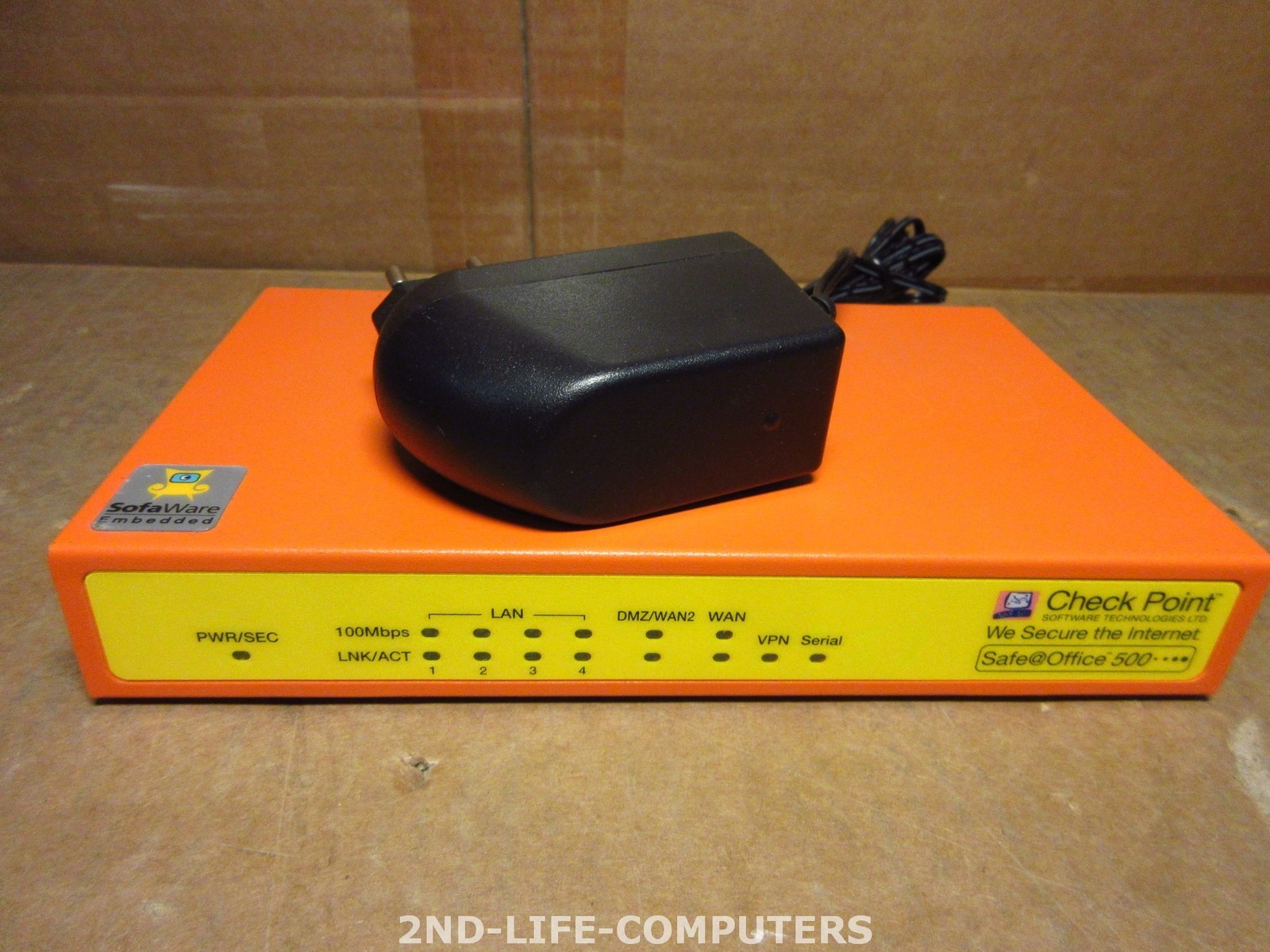 Check Point Safe@Office 500 SBX-166LHGE-5 Internet Security Appliance INCL PSU