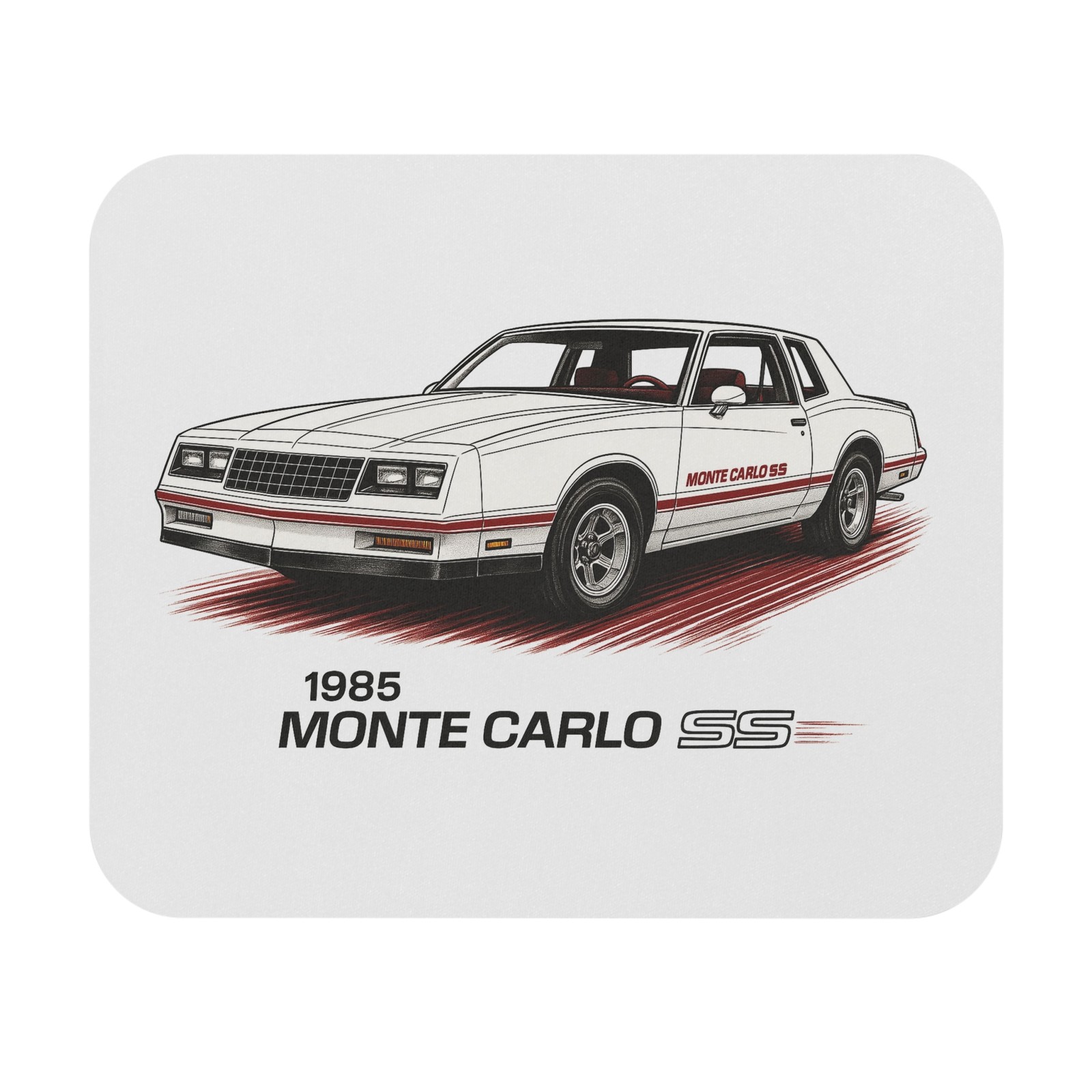 1985 Chevy Monte Carlo SS Mouse Pad Vintage Muscle Car Desk Accessory