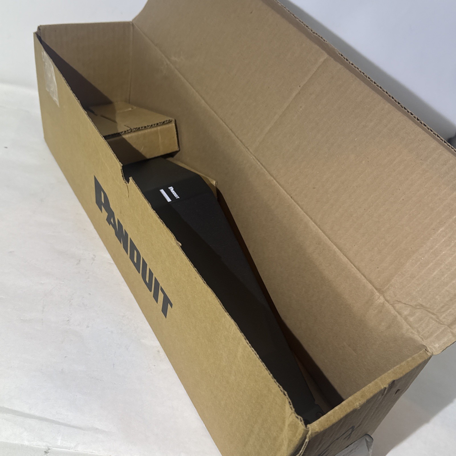 CPAF2BLY Panduit Filler Panel, 2RU, Angled, BLACK - NEW