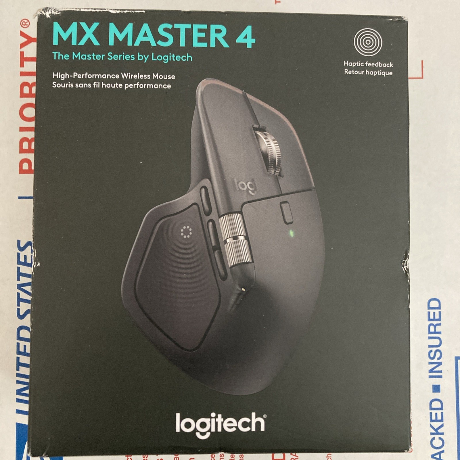 BRAND NEW Logitech MX Master 4 Wireless Mouse - Black (910-007560) Gd3