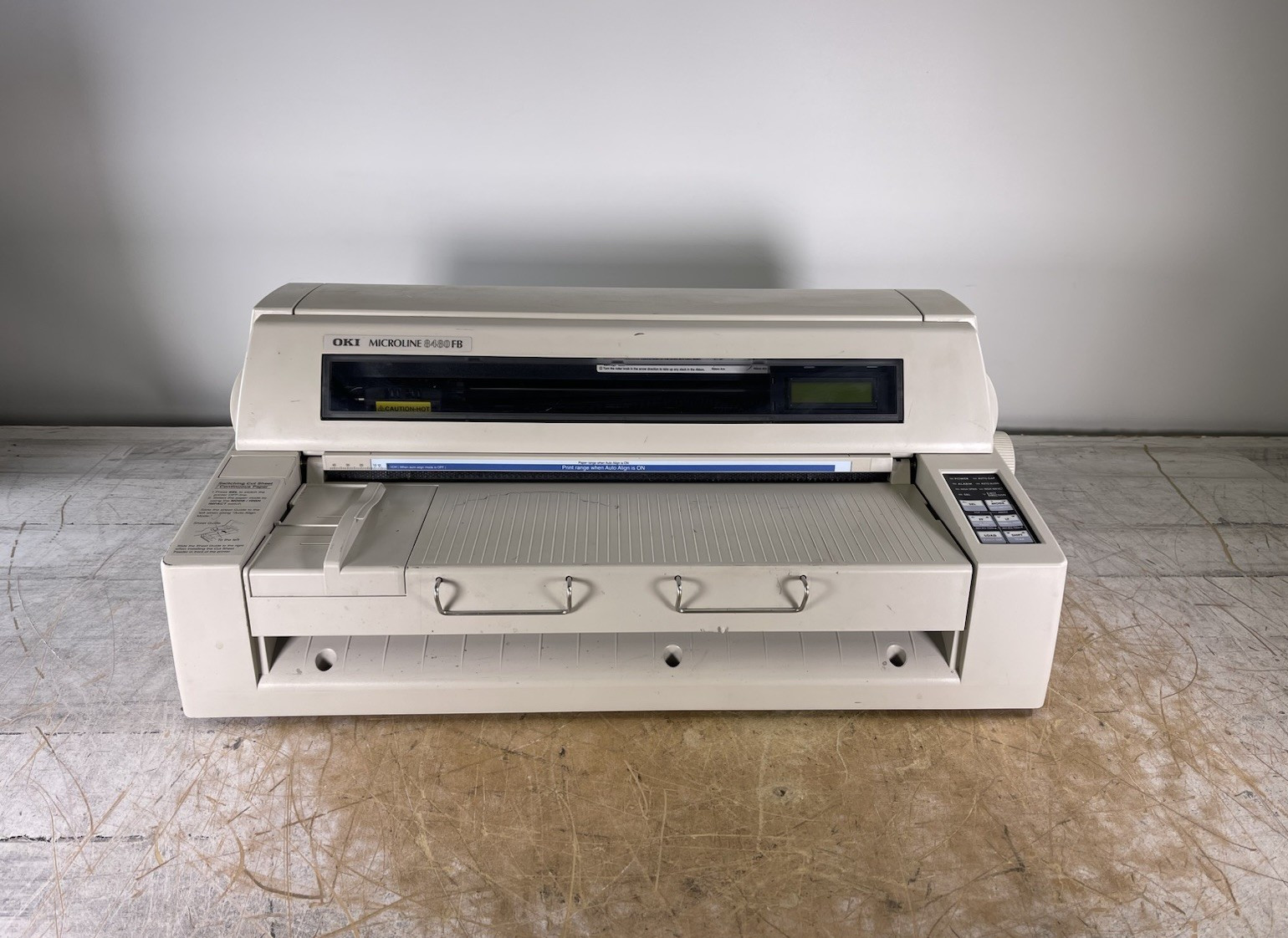 OKI MICROLINE 8480FB (D21105A) 24-PIN DOT MATRIX PRINTER