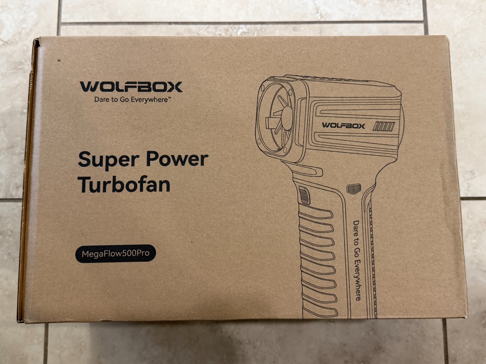 WOLFBOX MegaFlow500PRO Air Duster Leaf Blower Cordless Portable Dust Cleaner