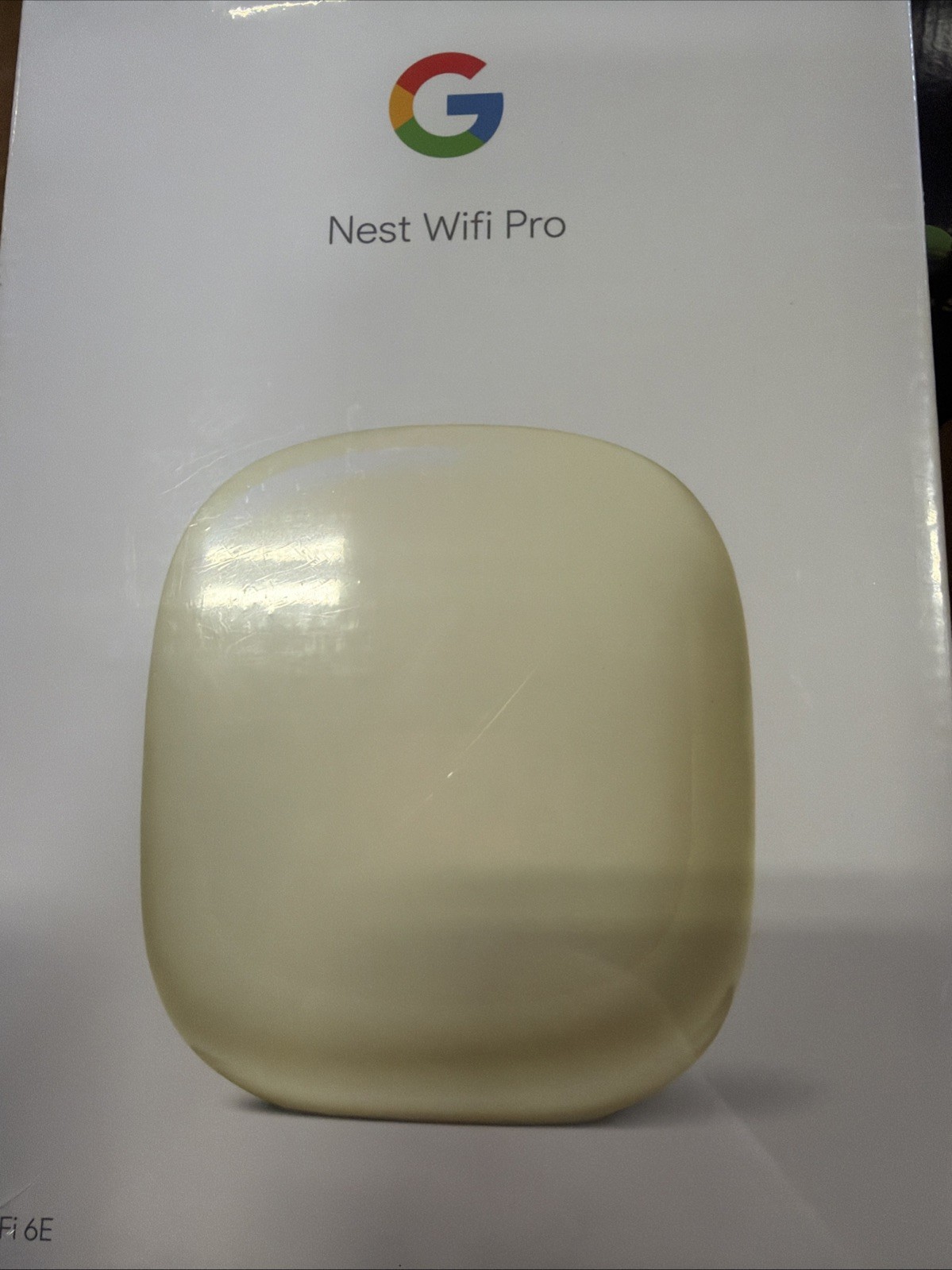 Google GA03903-US Nest Wi-fi Pro 6e AXE5400 Mesh Router Lemongrass New Sealed