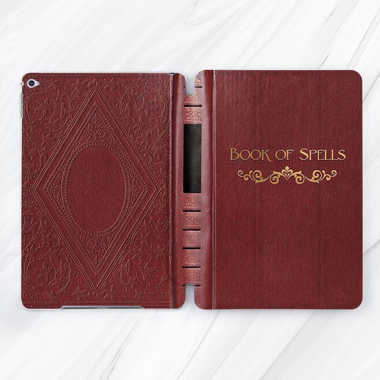Vintage Book Of Spells Magic Case For iPad 10.2 Mini 7 Pro 13 Air 13 11 10.9 9.7