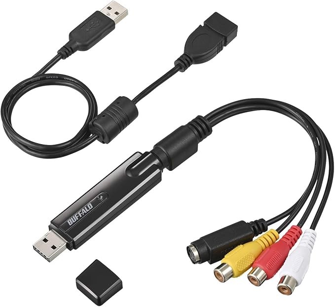 BUFFALO PC-SDVD/U2G2 USB 2.0 Video Capture VHS 8mm RCA S-Video Japan