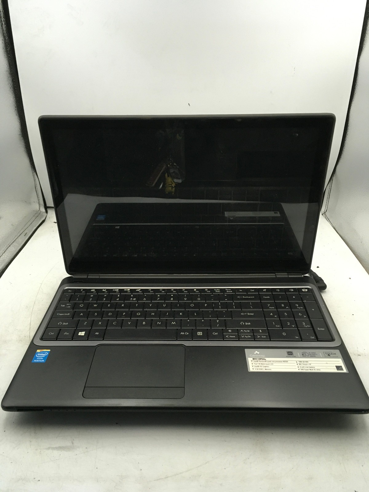 GATEWAY NV510P04U - FOR PARTS - INTEL PENTIUM N3520 - 4GB RAM - 15" - READ - BB