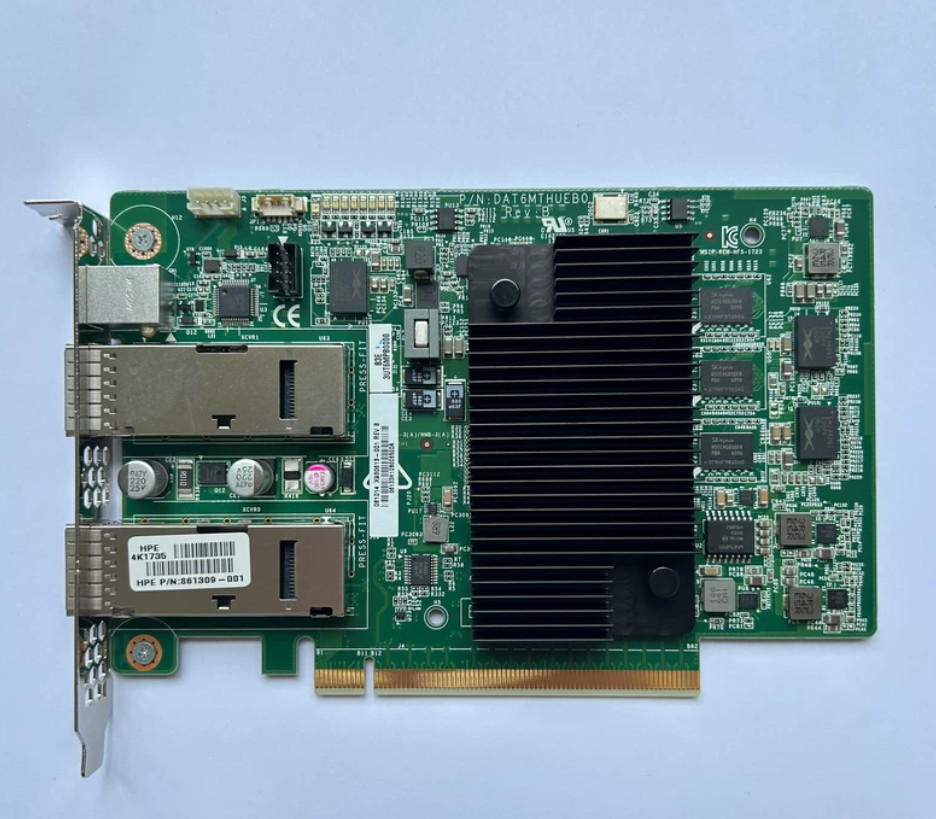 861309-001 Microsoft Azure X930613-001 FPGA Dual-Port 40GbE PCIe x16 Adapter