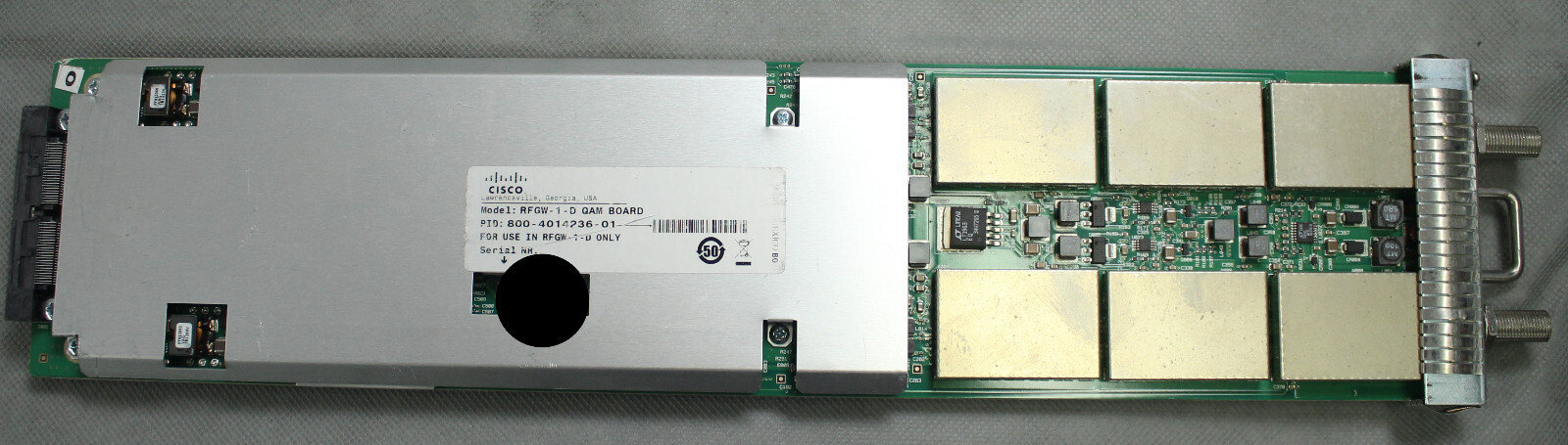 Cisco RF Gateway 1 RFGW-1 QAM Card 800-4014236-01
