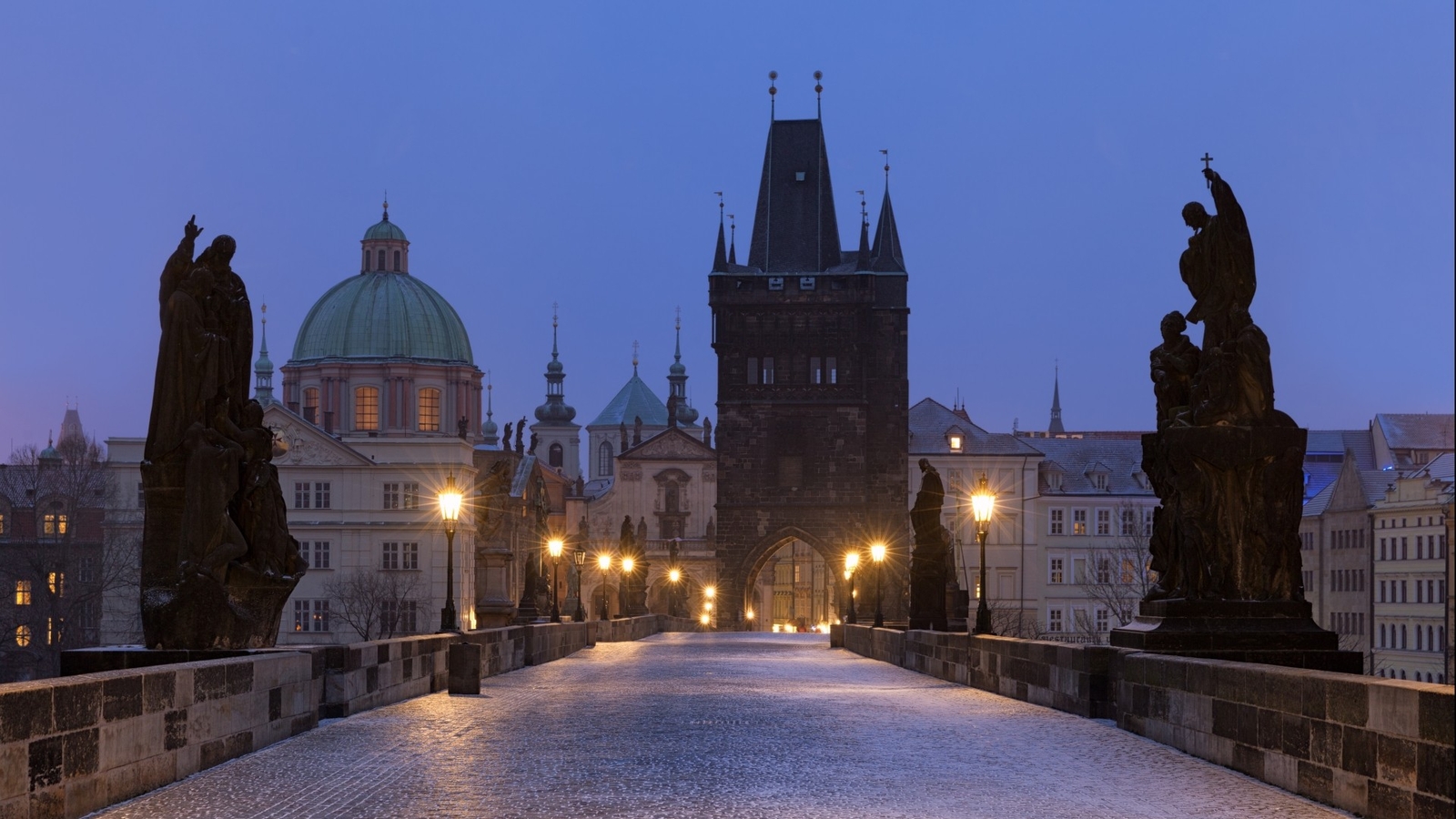 Landscape cityscape architecture old building prague Custom Gaming Mat Desk