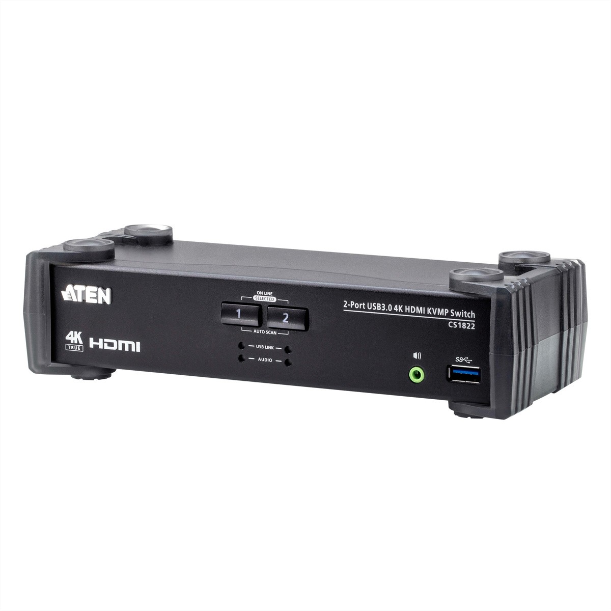 ATEN CS1822 USB 3.0 HDMI KVM Switch KVM Switcher 2-Port ~D~