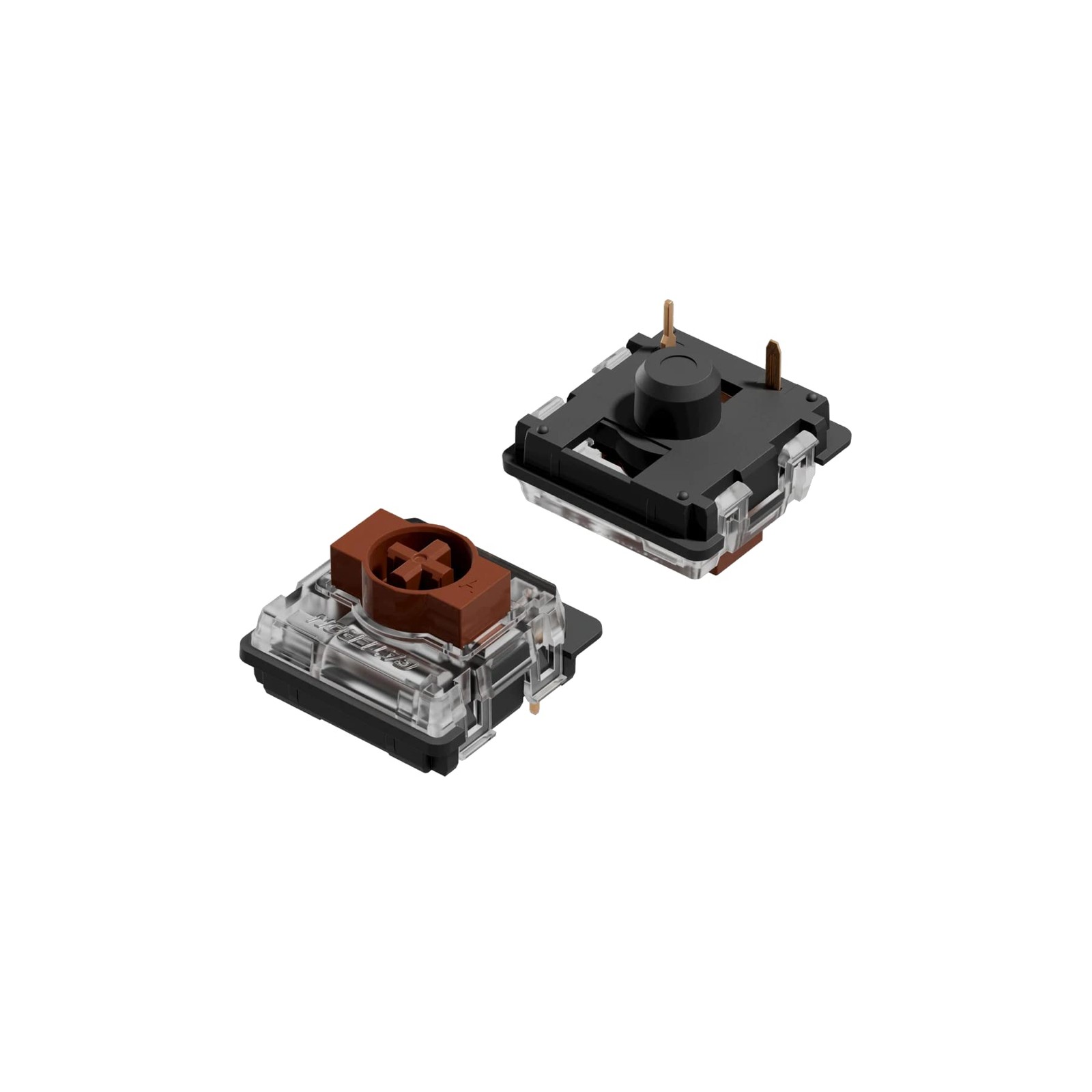 90 PCS Gateron ks27 Low Profile Key Switches Mechanical Brown Plate Mount