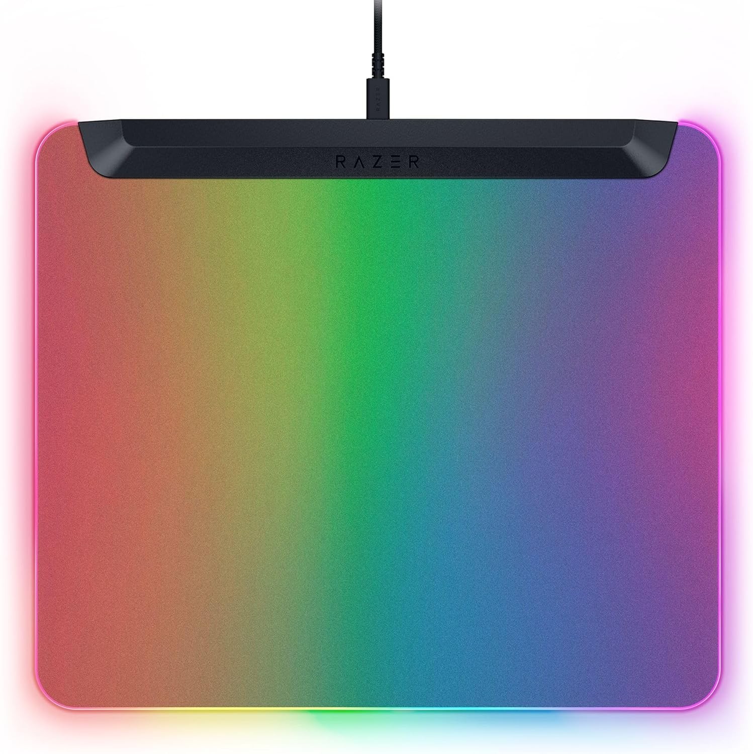 Razer Firefly V2 Pro RGB Gaming Mouse Mat, 15-Zone Chroma Lighting, USB Port,