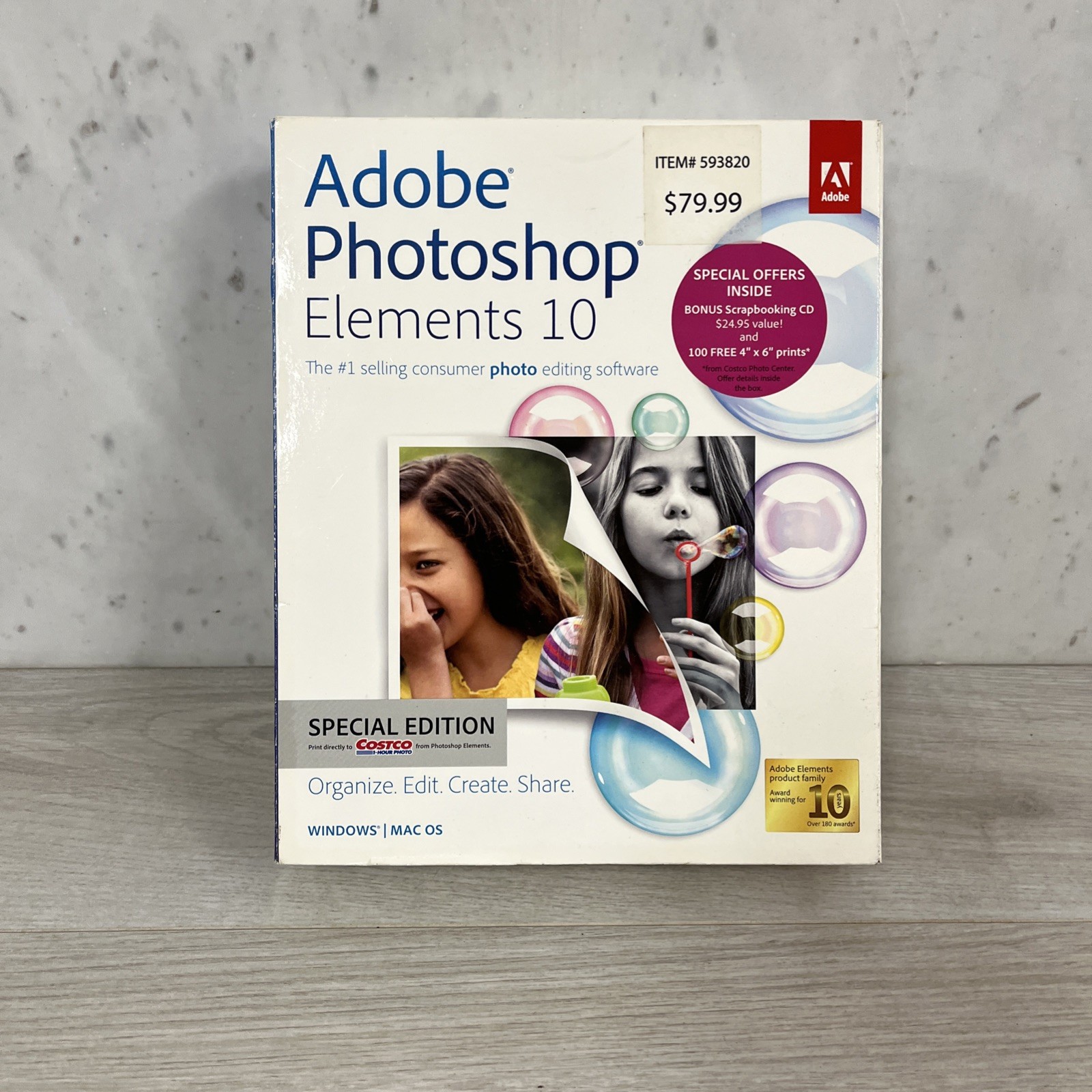 Adobe Photoshop Elements 10 for PC or Mac