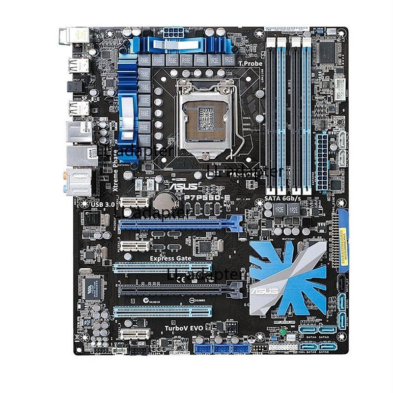 FOR Asus P7P55D-E LGA1156 Motherboard ATX DDR3 Intel P55 TESTED