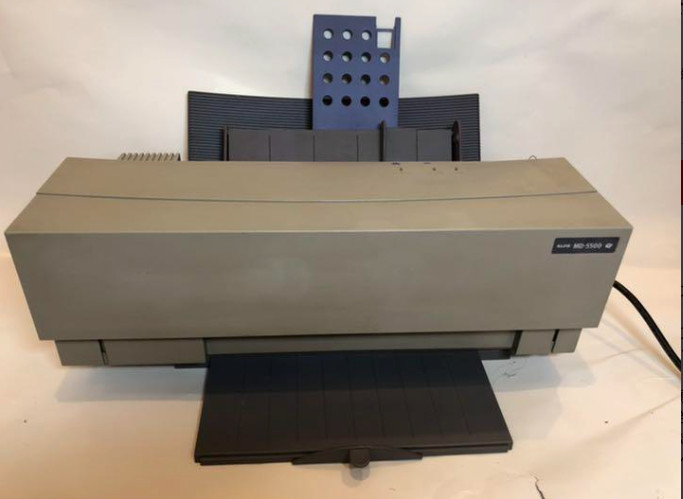 Alps MD-5500 Standard Thermal Micro Dry Printer AC 100V Vintage Japan #W1209
