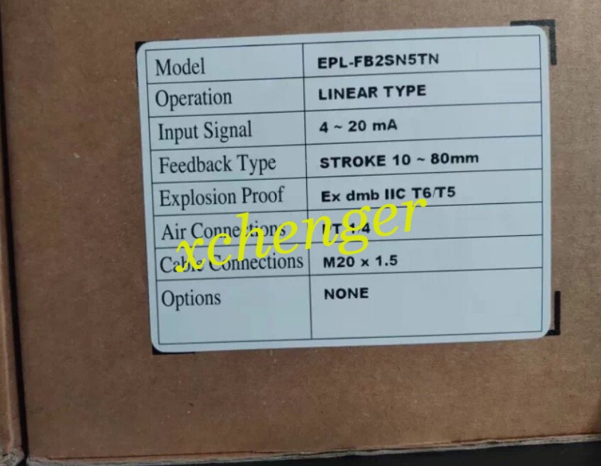 1PC  PG POWER-GENEX Valve Positioner EPL-FB2SN5TN new via FedEx or DHL