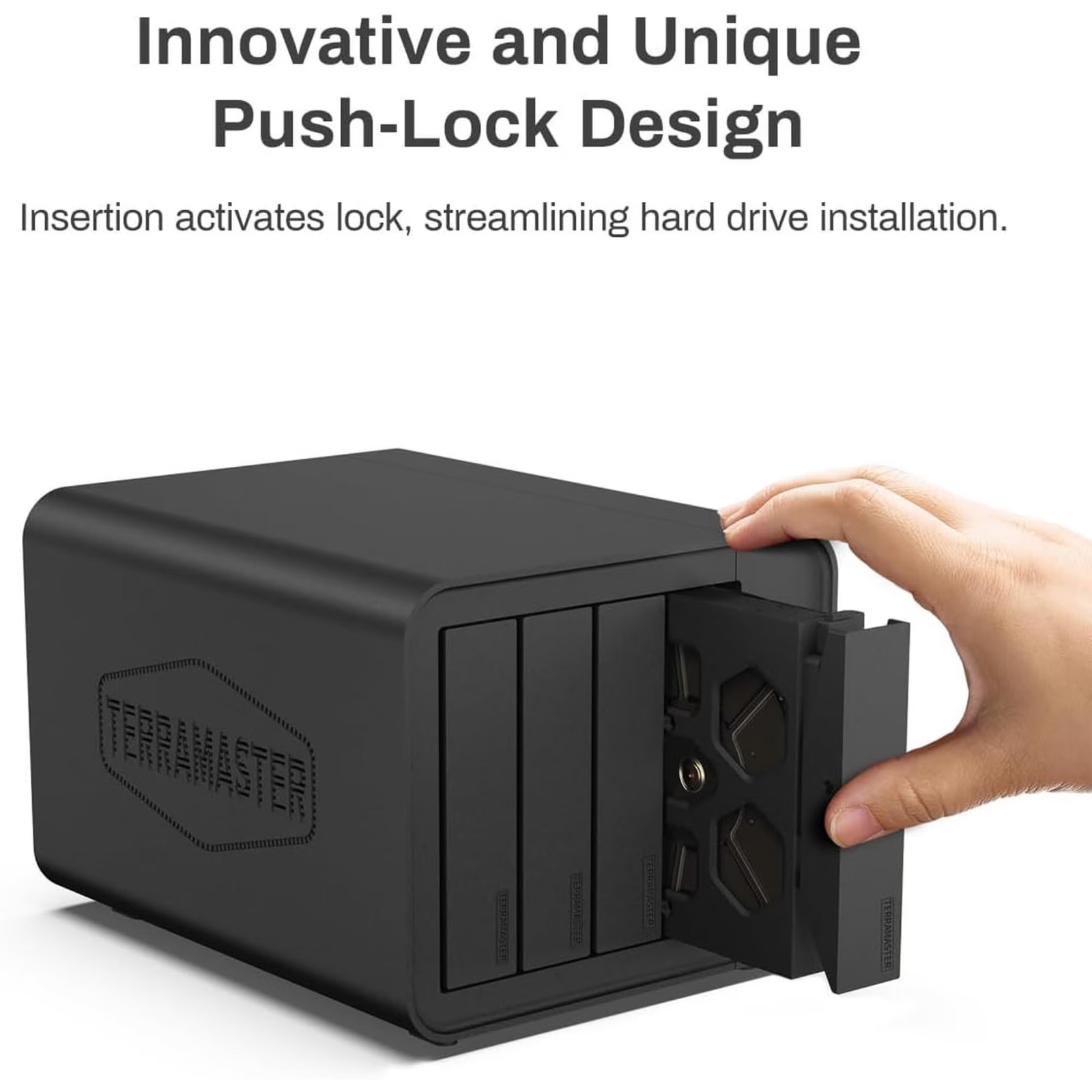 TERRAMASTER 4 Bay USB 3.2 External Plug & Play Hard Drive Enclosure D4-320 - NEW