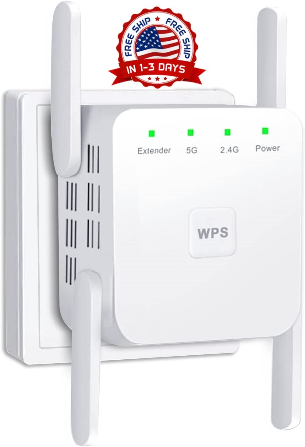 Amplificador Extensor De Señar WIFI Repetidor Mejorador De Señal WIFI Nuevo 2022