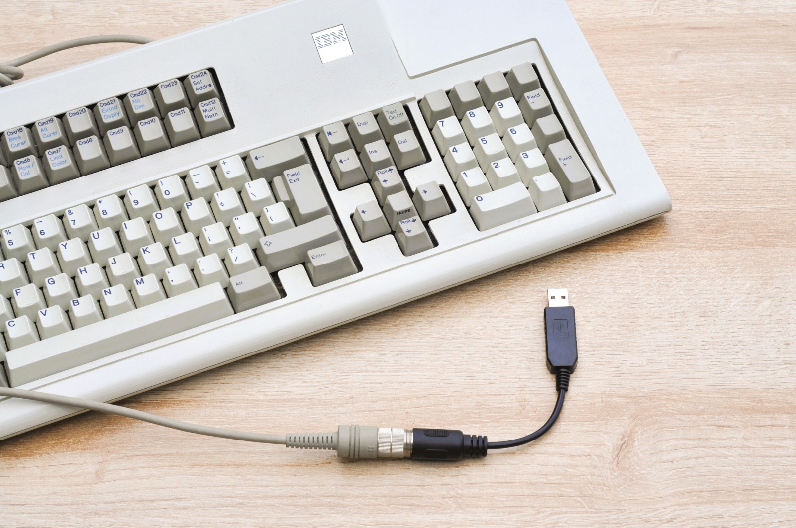 tinkerBOY IBM Terminal Keyboard (240 deg. 5pin) to USB w/ QMK formerly Soarer’s