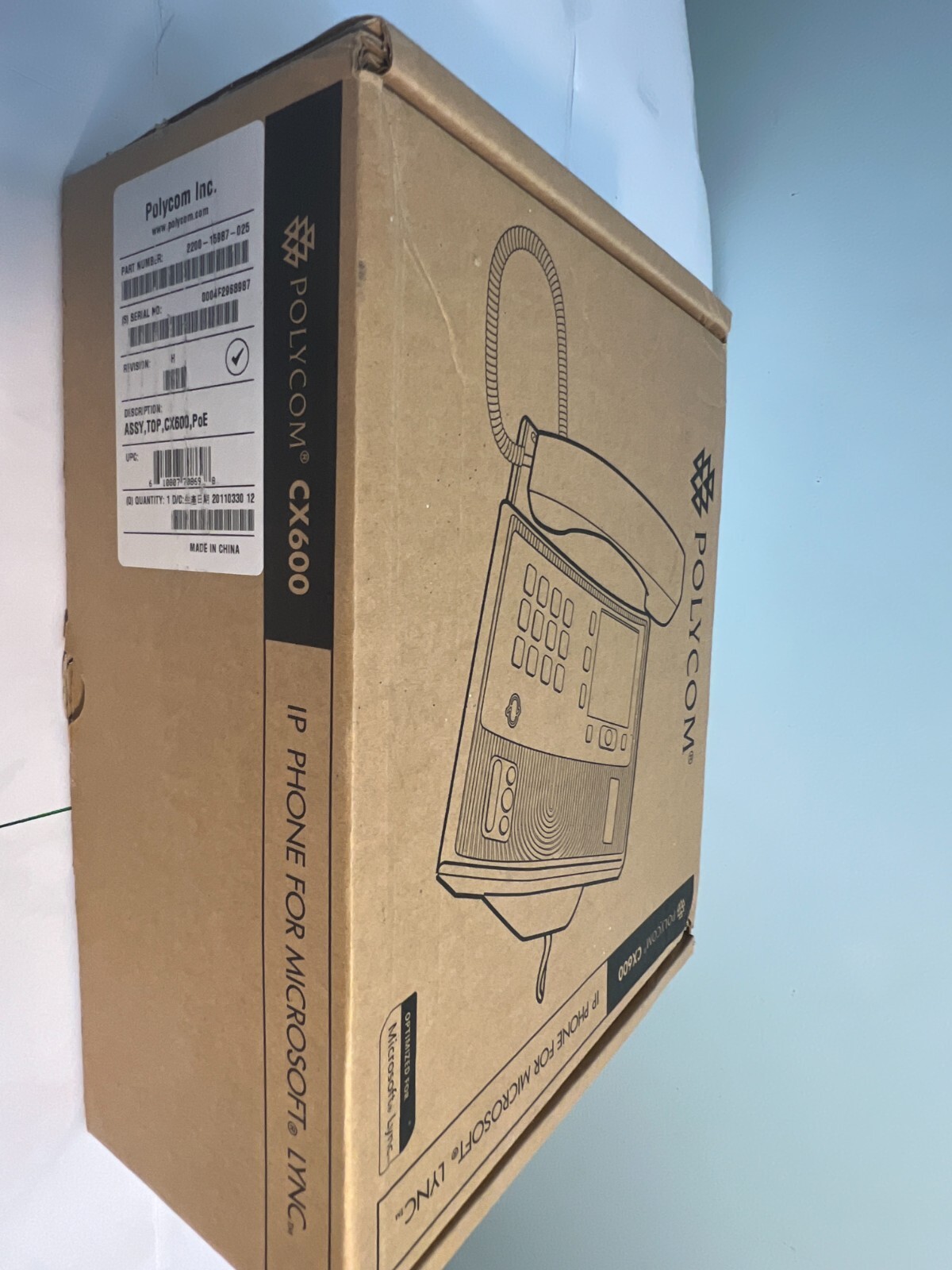Polycom CX600 Lync IP phone