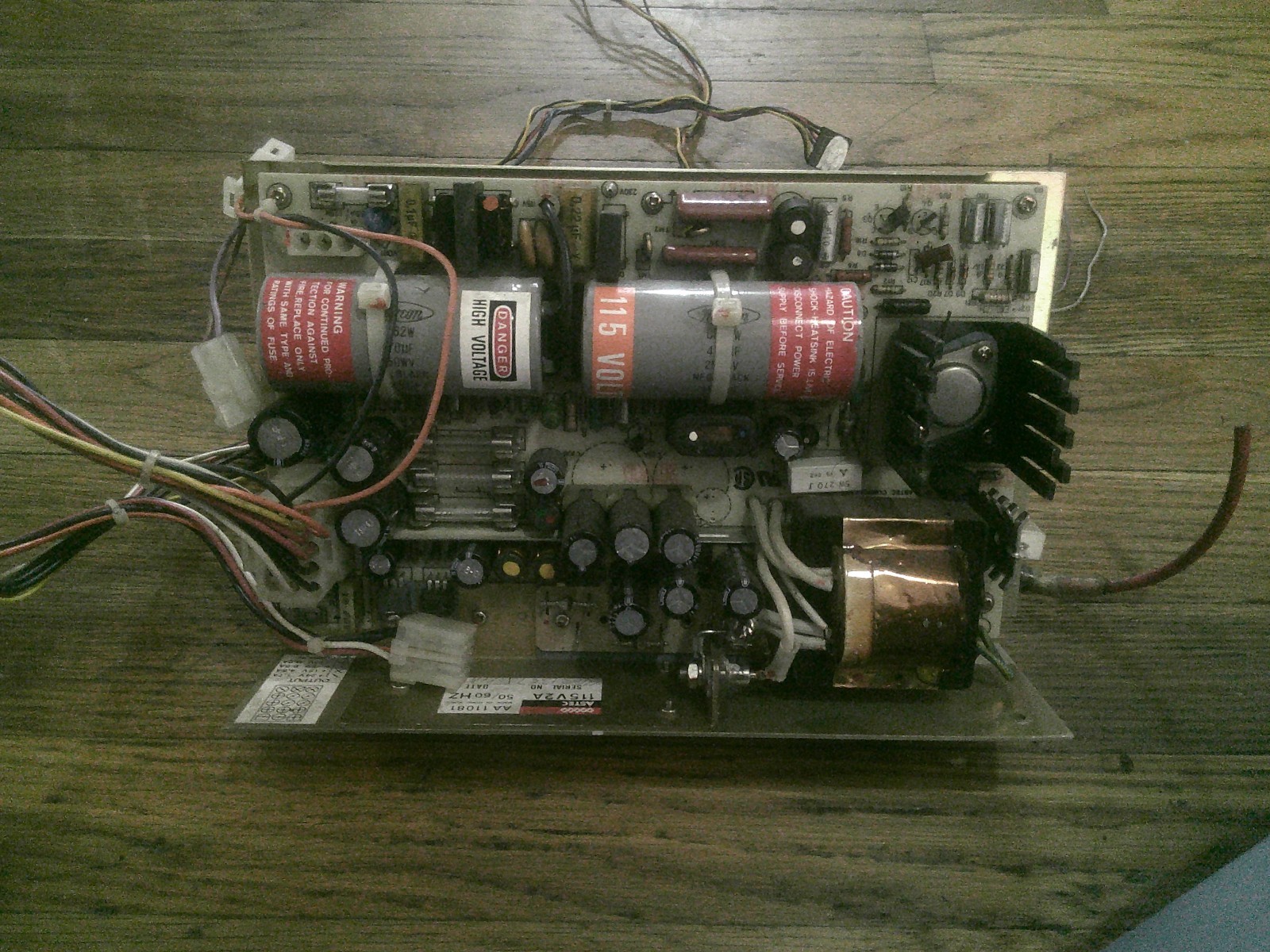 ASTEC  MODEL AA11081 POWER SUPPLY WITH VC0-01 BOARD