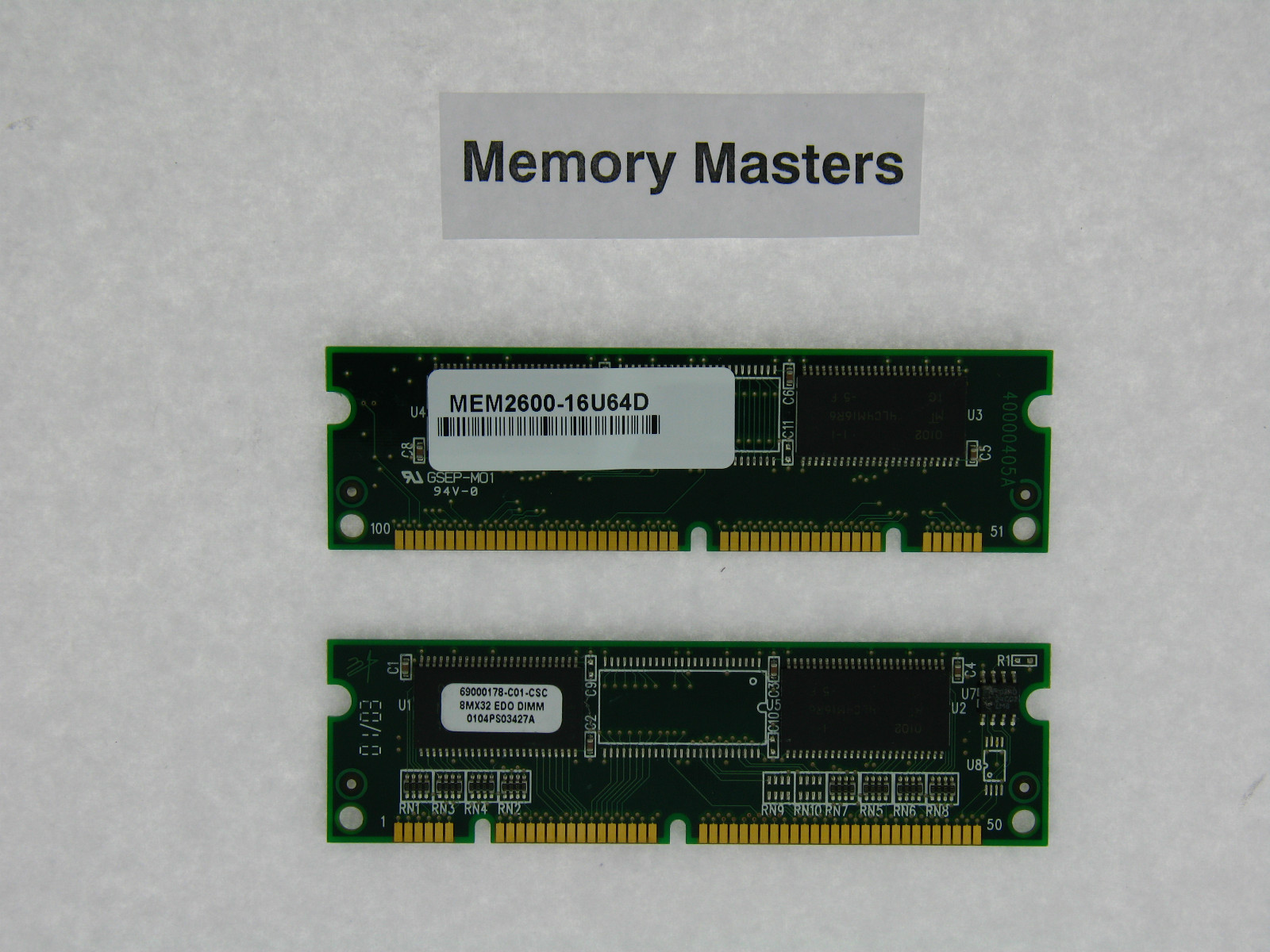 MEM2600-16U64D 64MB Approved Memory Kit (2X32MB Memory) Cisco 2600 Series Router