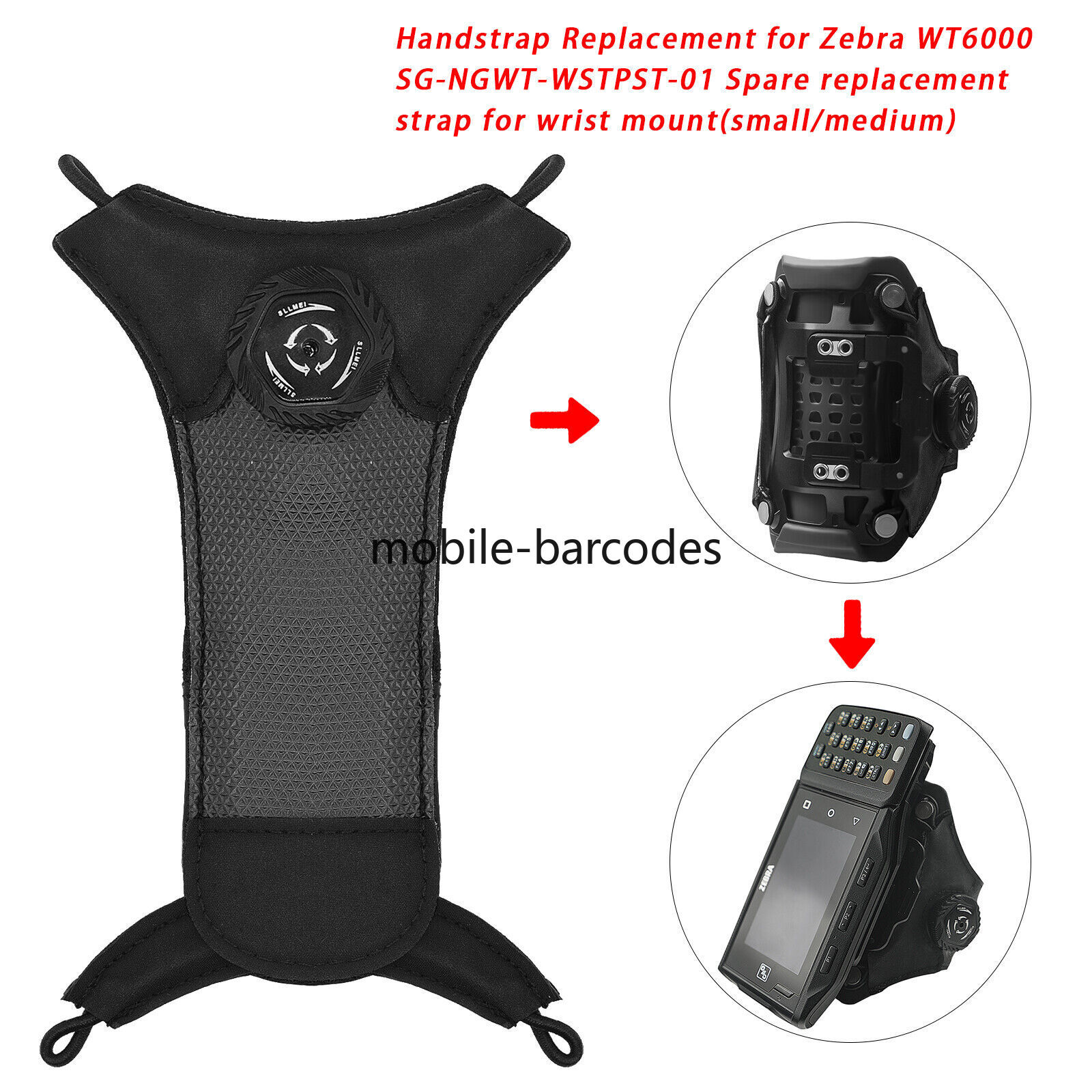 New Wrist Strap Handstrap Replacement for Zebra WT6000 ,Wrist Mount Scanner US