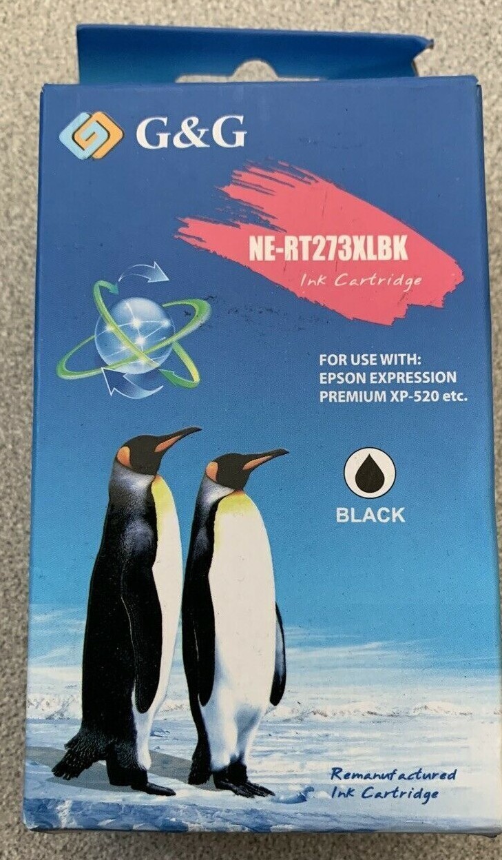 G&G Black Printer Ink NE-RT273XLBK