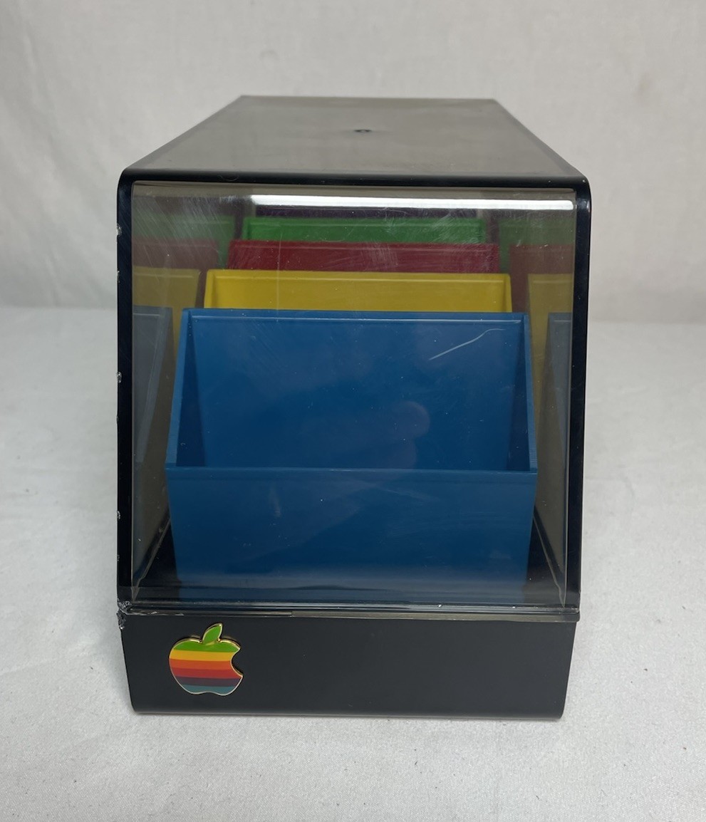 Vintage Retro Apple Computer Floppy Disk Storage Case SRW Components