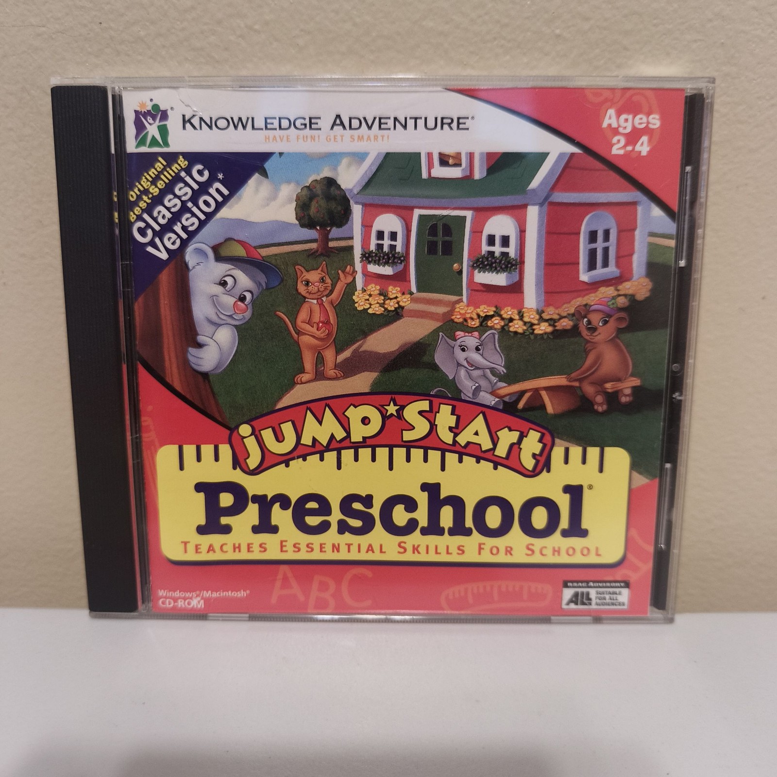 JumpStart Preschool Classic Version PC Mac CD-ROM Educational Game Ages 2-4
