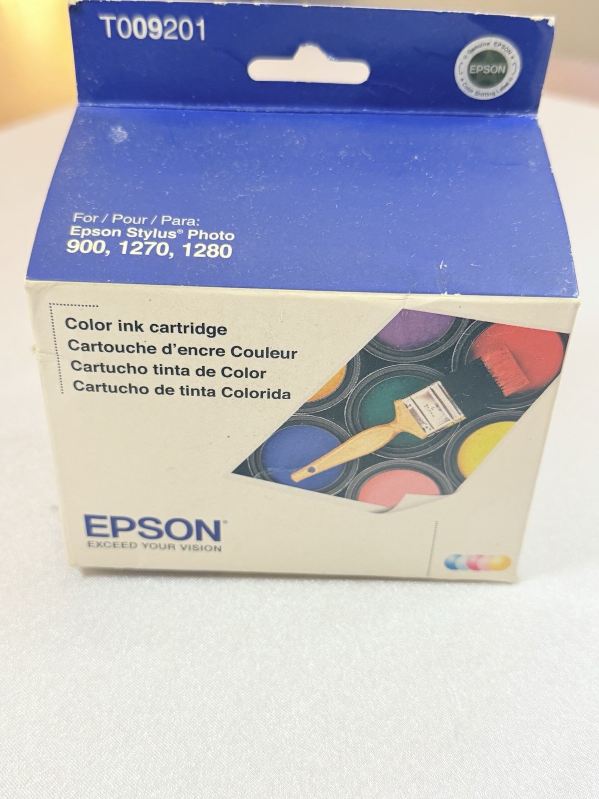 Genuine Epson T009201 Color Ink Cartridge Stylus 900 1270 1280 OEM Expired