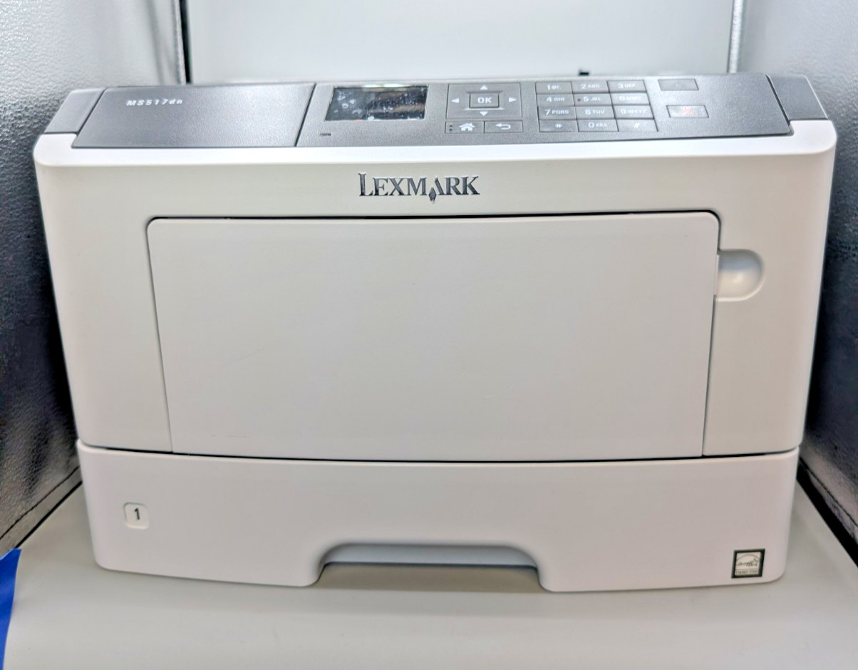 Lexmark MS517dn Monochrome Laser Printer Duplex Network 26417 PAGES