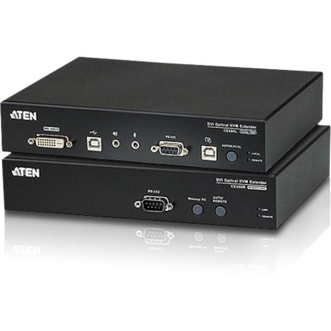 Aten CE680 DVI Optical KVM Extender
