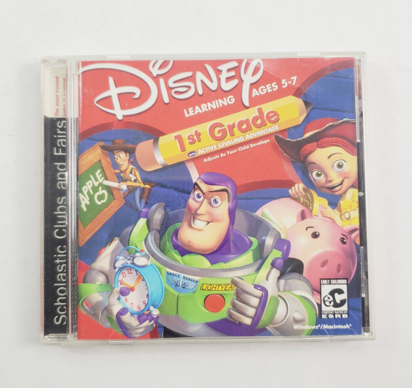 Disney Learning Ages 5-7 1st Grade Educational Software Toy Story CD-ROM Promo