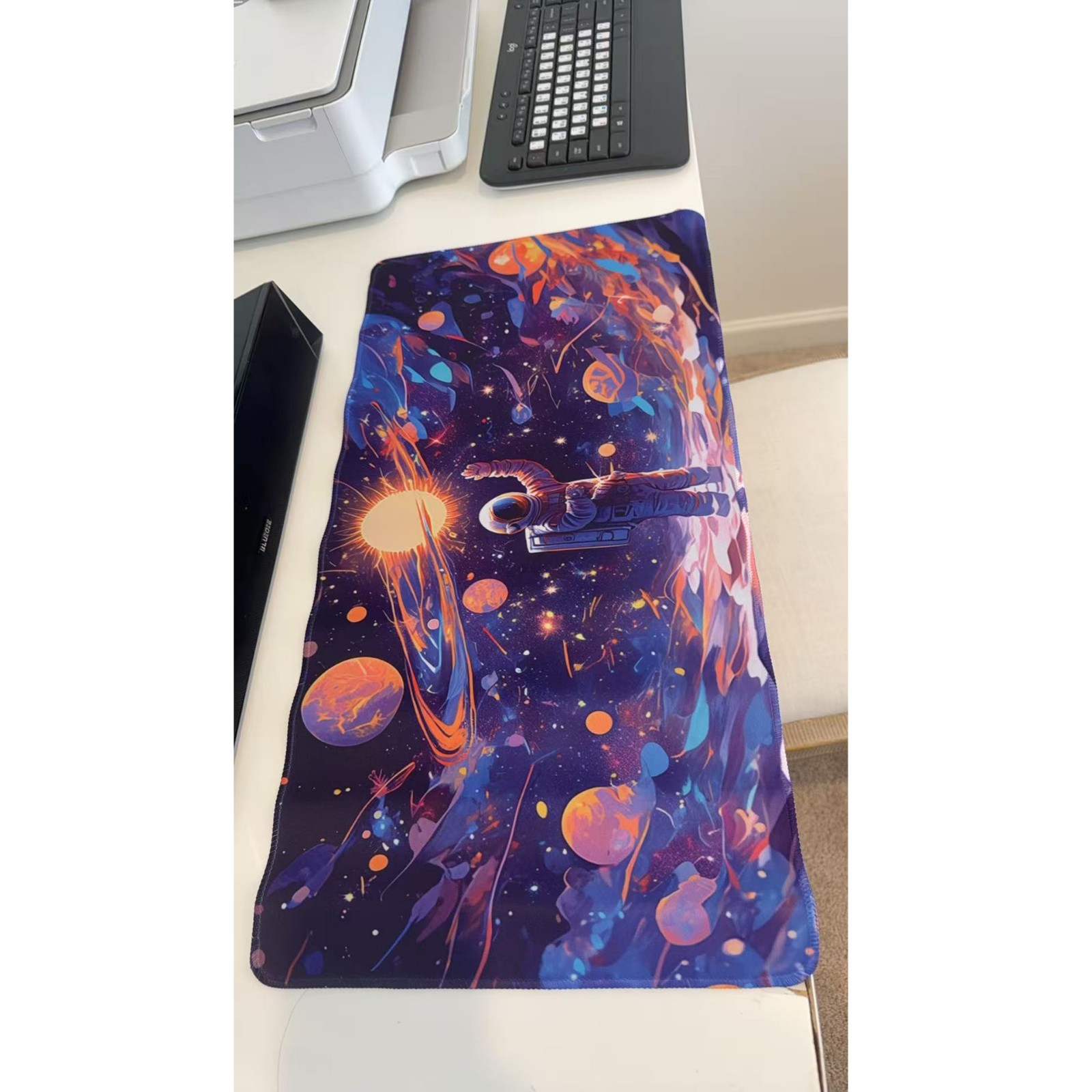 Cosmic Astronaut Extended Mouse Pad Anti-slip Gaming Desk Mat