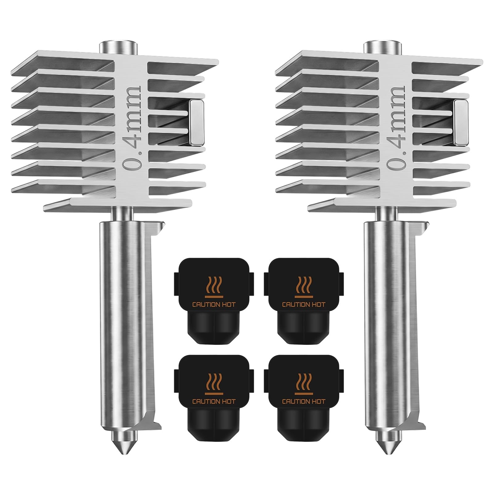 2 PCS 0.4mm Hotend 2.0 Upgrade For Bambu Lab A2L/A1/A1 Mini AllMetal Head