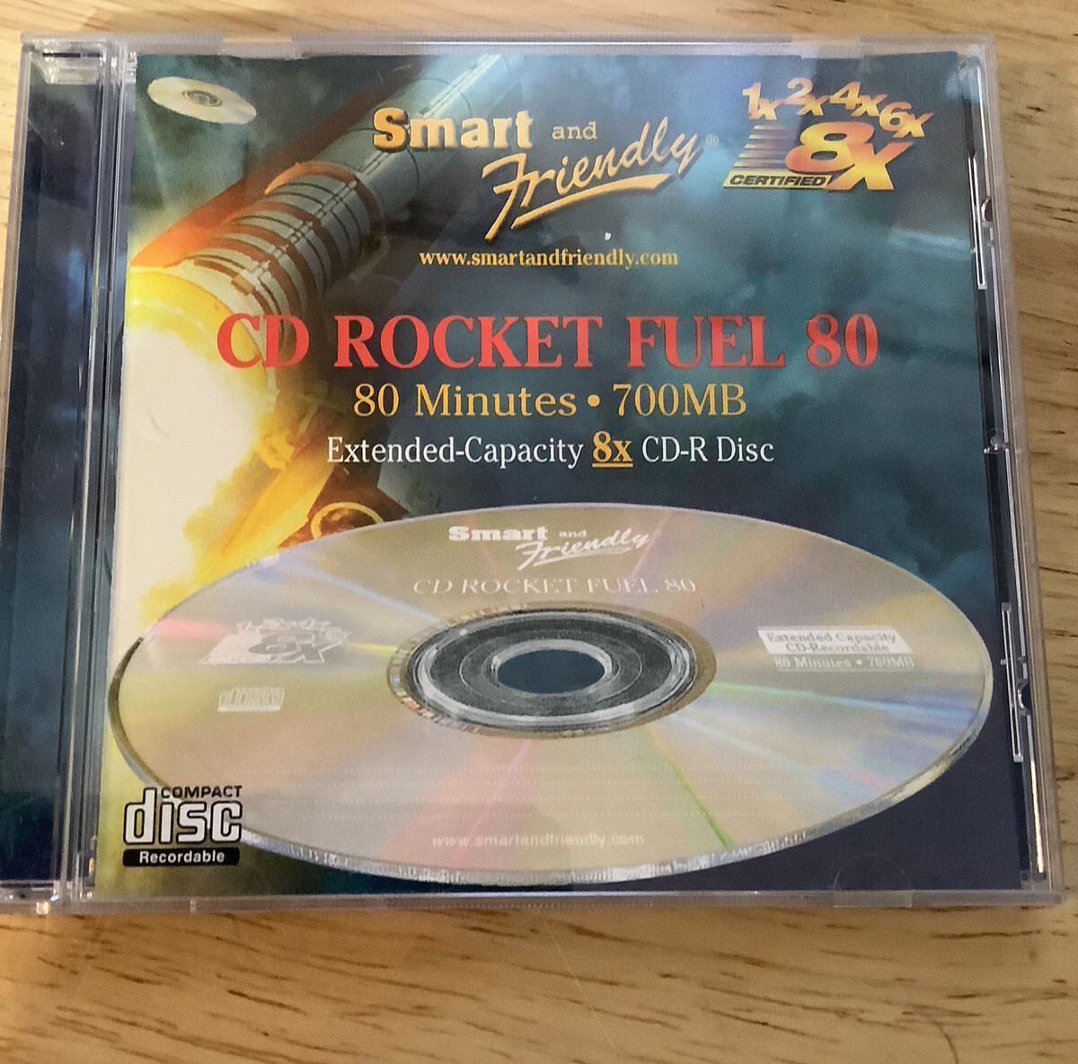 CD Rocket Fuel 80 8x CD-Recordable Discs Extended Capacity