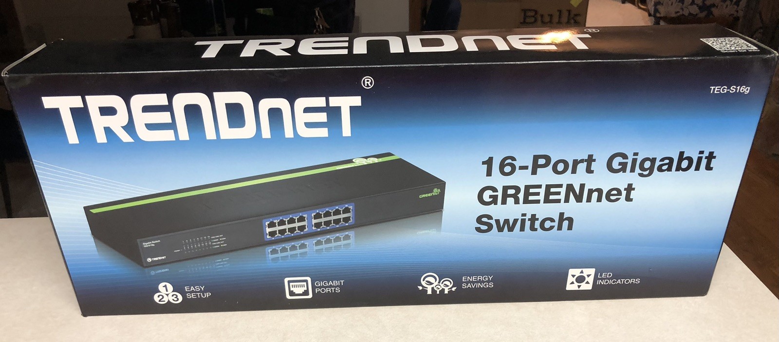 TRENDnet  (TEG-S16g) 16-Ports Rack-Mountable Switch New Sealed