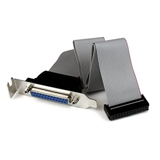 StarTech 16in DB25 Parallel Female to IDC26 LP Slot Plate 1 Count (Pack of 1)