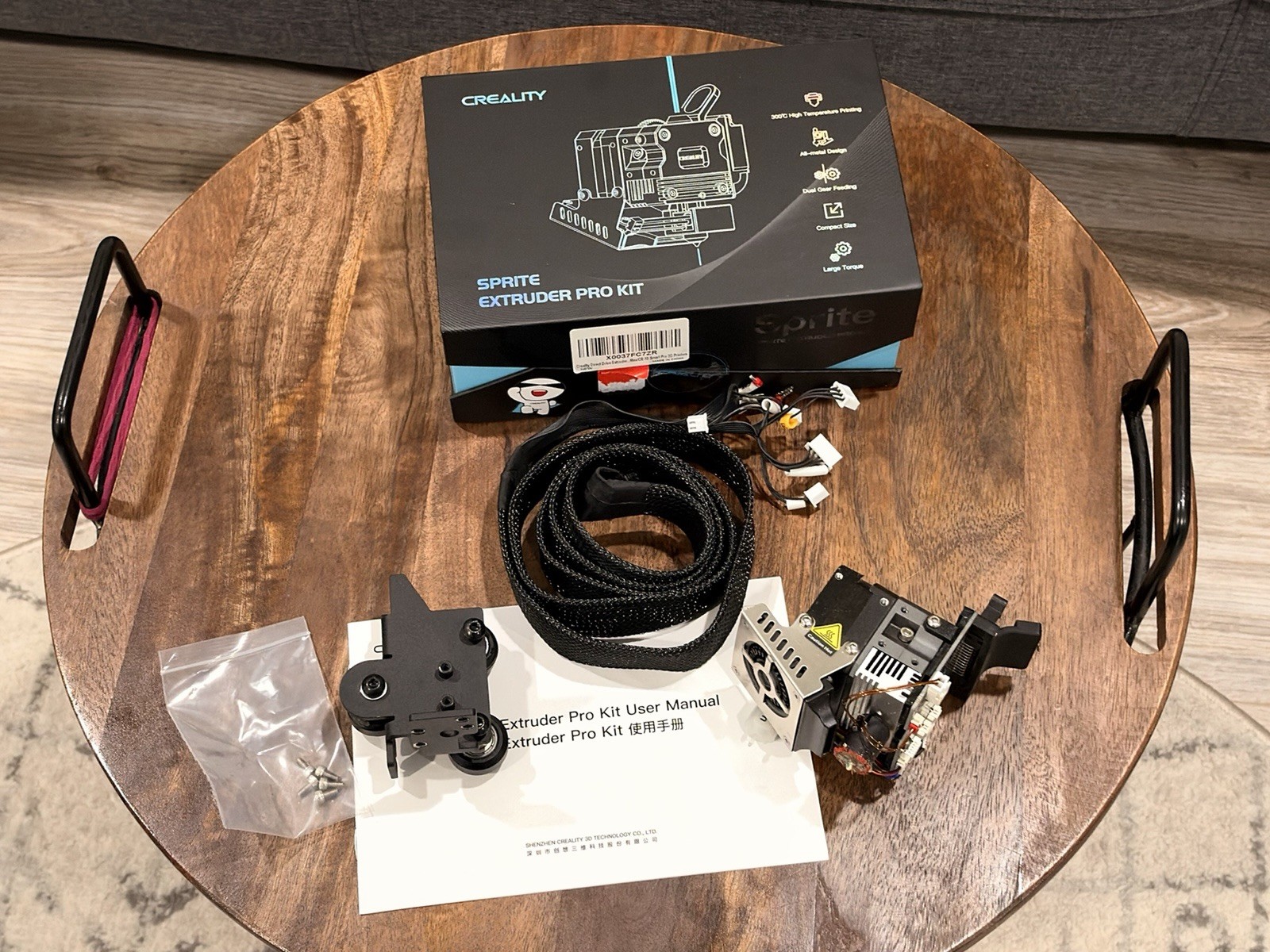 Creality Sprite Extruder Pro Kit, Complete for Ender 3/V2/pro/Max 3D Printer 