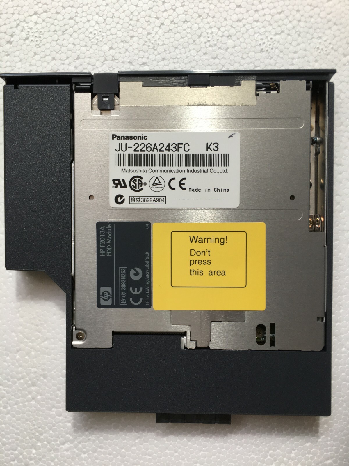 HP F2013A FDD Module, Panasonic JU-226A243FC K3