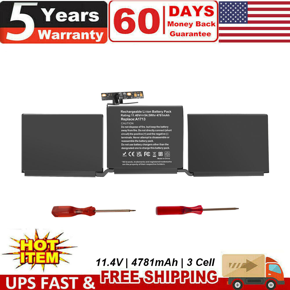 A2159 A2171 Battery For Apple MacBook Pro 13" A2289 A2338 Retina Mid 2019 2020