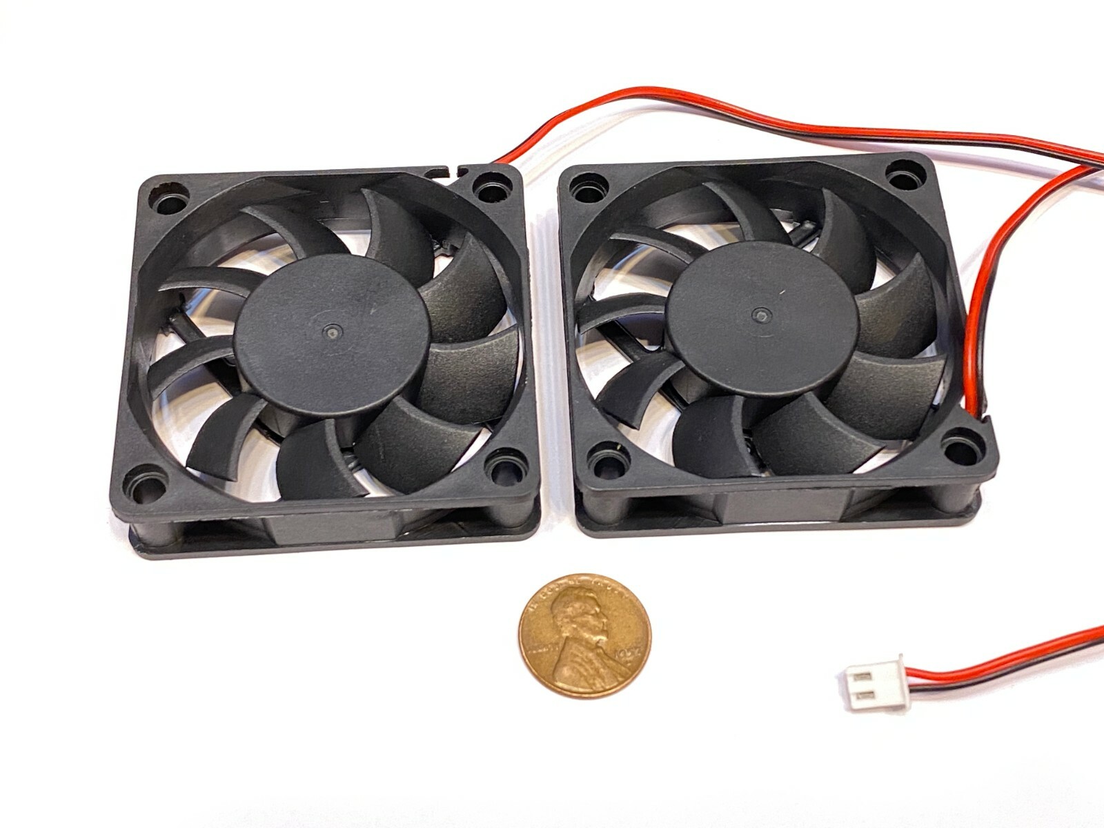 2 Pieces 6015  12v 60mm 6cm pc case 2pin cooling heatsink 6015 Fan A43