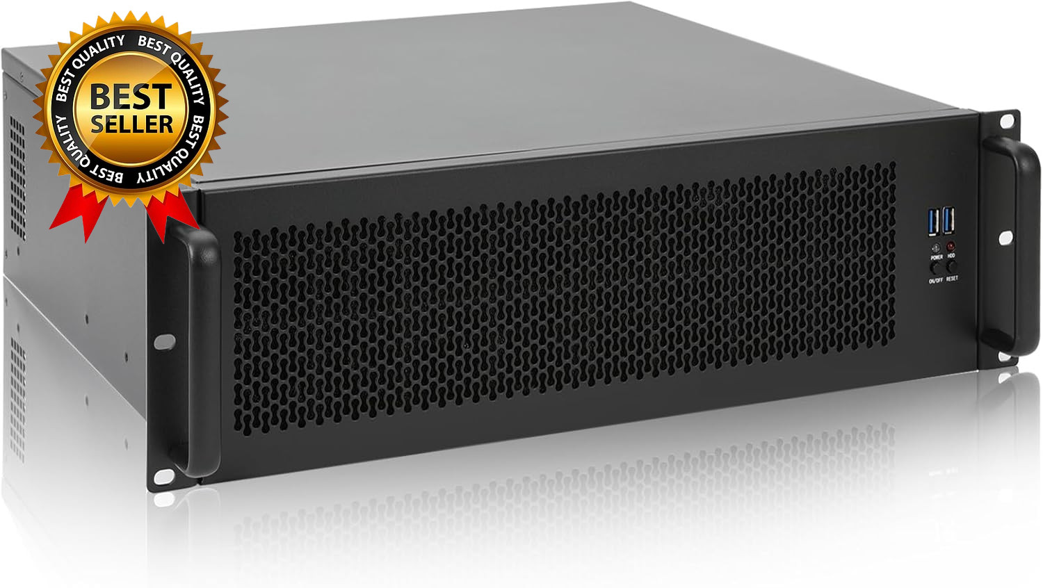 3U Rackmount Server Chassis Support Liquid Cooling Compatibility up to Elevated