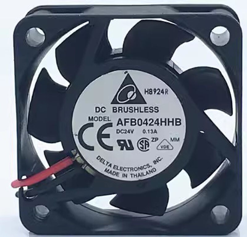 Delta AFB0424HHB 4015 DC24V 0.13A 4CM 2-Wire Silent Cooling Fan