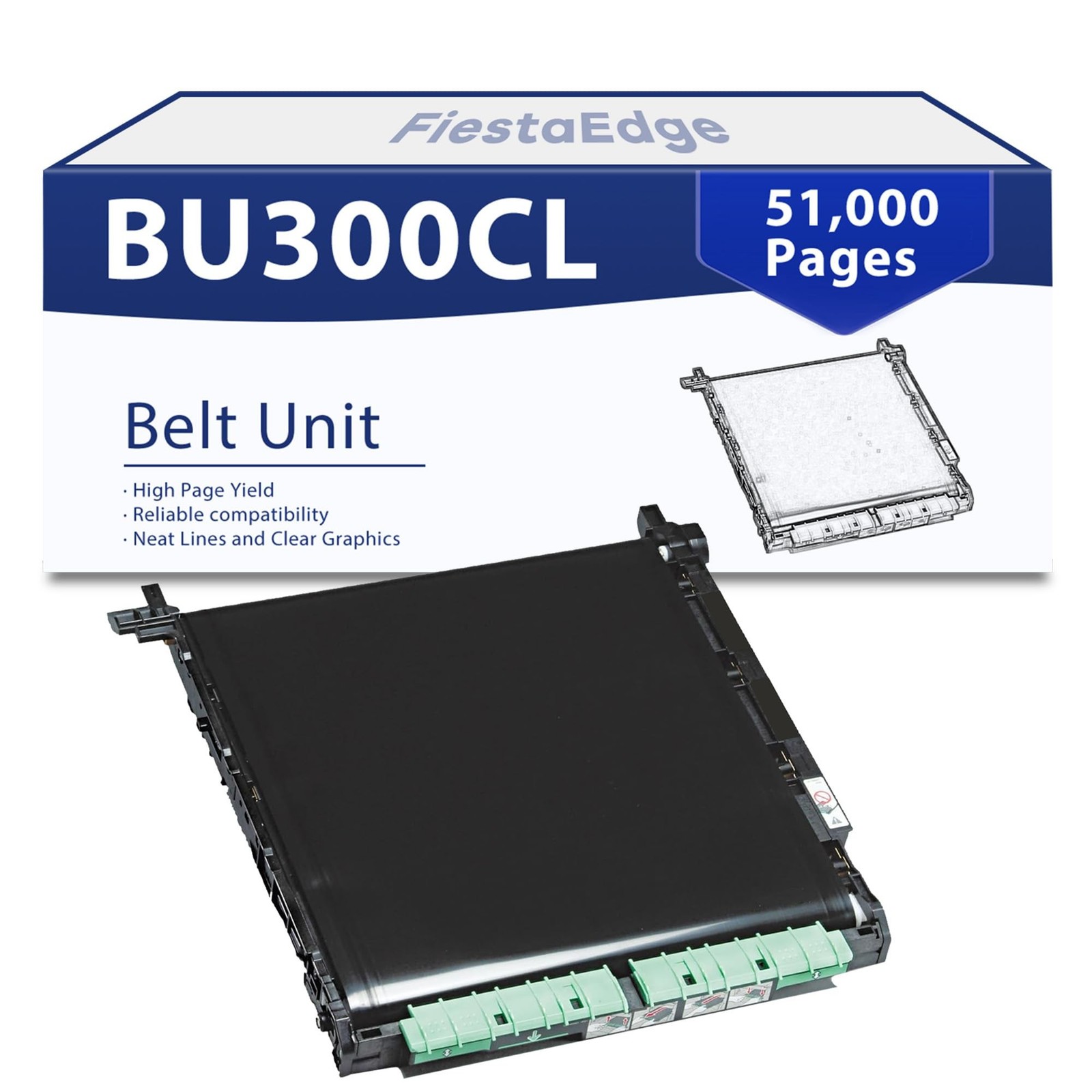BU-300CL Belt Unit Replacement for Brother BU300CL Transfer Unit Belt for MFC...