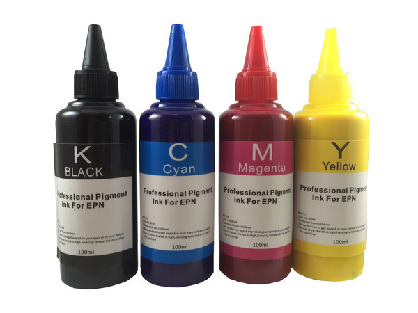 Pigment 4x100ml refill ink for Epson 252 WorkForce WF-3620 WF-3640 WF-7110