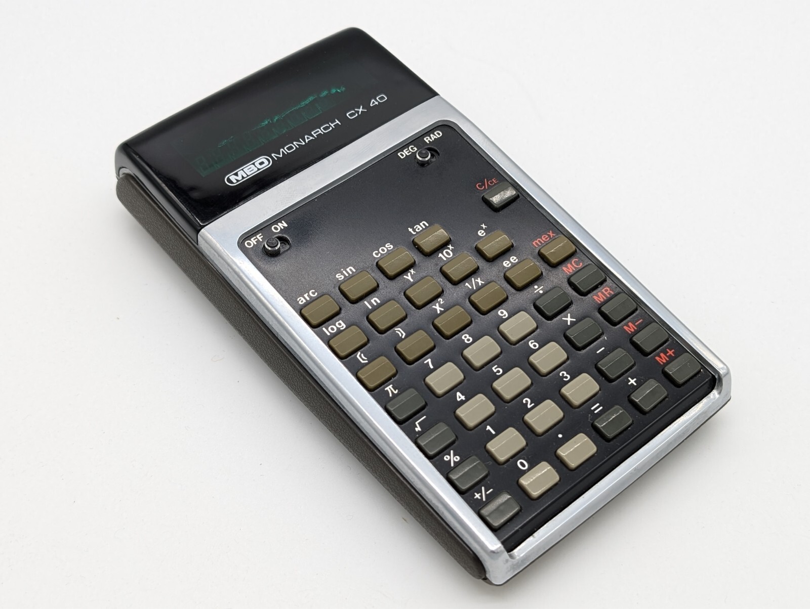 70s Vintage Calculator MBO MONARCH CX 40 Retro 60s